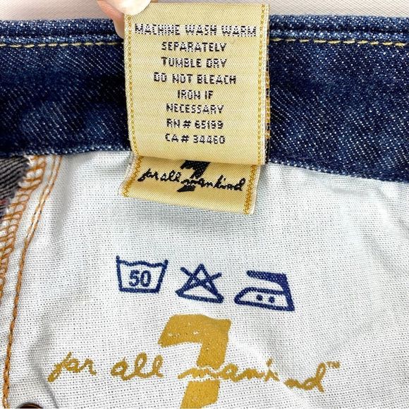 7 For All Mankind pink stitching A pocket bootcut flare jeans EUC U13006… - Picture 10 of 10